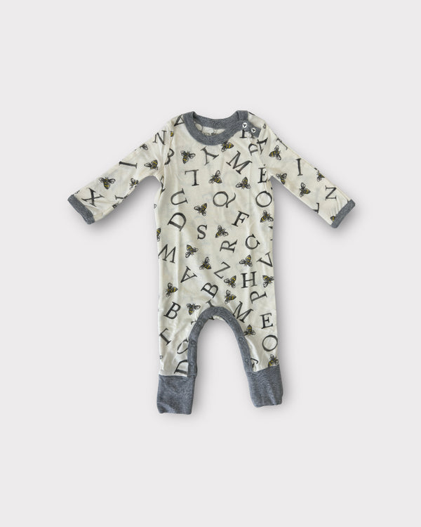 Jumpsuit(alphabet) 0-3 months