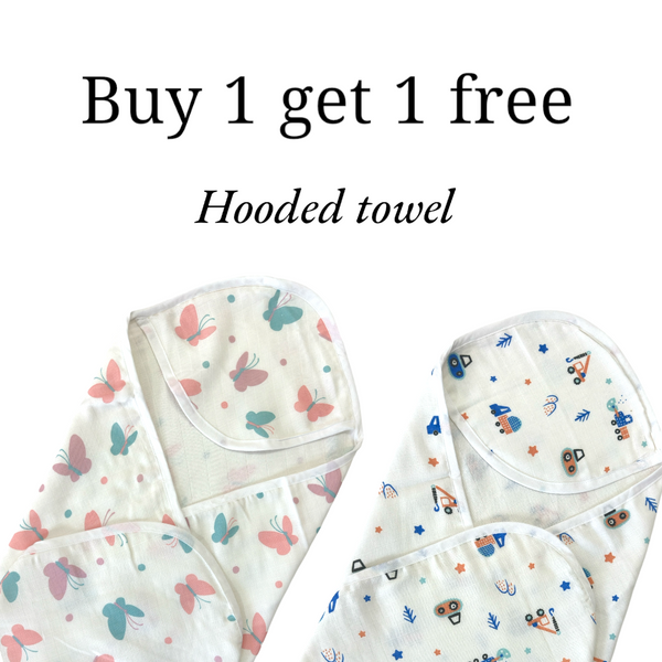 Combo Hooded towel